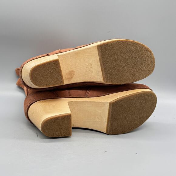 Swedish Hasbeens Tan Ankle Boots - Picture 8 of 11